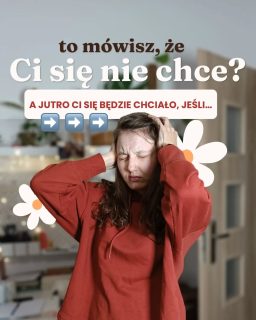 📍 Ale czy życie z ciągłym zmęczeniem nie jest trudniejsze?Czy to przyjemne, gdy nie masz na nic siły?Gdy znów sięgasz po telefon, mimo że obiecałaś sobie robić coś innego?Czy to dobre dla Ciebie, że traktujesz żołądek jak śmietnik, zamiast dać mu wartościowe jedzenie (i normalny posiłek, a nie podjadanie co pół godziny)?Czy lubisz czuć się sztywna, obolała i żartować, że w wieku 20–30 jesteś już stara, kości chrupią i w krzyżu łamie?Fajnie jest być ciągle spiętą, poddenerwowaną?Według mnie nie. Dlatego – mimo że często BARDZO MI SIĘ NIE CHCE – robię te wszystkie rzeczy (nie wszystkie codziennie!), bo wtedy czuję się lepiej. Tak, to trudne.Trudno jest zwlec się z kanapy, odłożyć telefon i włożyć strój do ćwiczyć.Trudno jest odłożyć czekoladki i chipsy, a zamiast nich zjeść sałatkę z jajecznicą.Trudno jest budować dobre relacje z bliskimi (bo bycie obok siebie, każdy przed własnym ekranem, to słaba relacja [jeśli tak jest przez większość czasu, bo nie potraficie ze sobą rozmawiać i nie wiecie jak spędzać czas inaczej]).Trudno jest nie włączać dziecku bajki, a zamiast tego pobawić się z nim w coś kreatywnego.Ale ja wybieram trudne, bo wtedy jest lepiej, przyjemniej. Wtedy czuję, że przeżywam życie.Kiedyś chciałam tylko przetrwać. Czasem zdarzają mi się takie dni. Ale to wyjątki. Resztę życia chcę przeżywać 🧡Dołączysz?