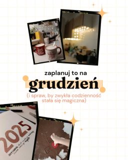 ✨ Łap grudniowe inspiracje i wyciśnij te ostatnie dni jak 🍊(wiem, cytryna pasowałaby tu bardziej, ale 🍊 są moje!)To idealny moment, by stworzyć trochę magii w codzienności (w grudniu to najłatwiejsze, a jak wejdzie Ci to w nawyk, to i w lipcu dasz radę). 💫Grudzień to też dobry czas na podsumowanie i planowanie roku – mogę Ci w tym pomóc na warsztacie Magiczny Rok, który odbędzie się jeszcze w grudniu. Szczegóły niebawem. Zapisz się na listę zainteresowanych, by poznać je możliwie najszybciej 🧡 Skomentuj MAGIA, a ja wyślę Ci linkPsst! Możesz zrobić dobry uczynek. Wystarczy, że wstawisz ten post u siebie na story, wyślesz go bliskiej Ci osobie lub klikniesz „repostuj”. Dla Ciebie kilka sekund, a dla mnie coś bardzo ważnego!__😔 czujesz, że życie ucieka Ci między palcami?😔 masz wrażenie, że ledwo wyrabiasz na zakrętach codziennego chaosu i nie ma dla Ciebie ratunku?😔 chciałabym złapać równowagę w swojej trudnej codzienności?Dobrze trafiłaś! Zaobserwuj mnie, a pomogę Ci:✨ ogarnąć wspierające planowanie tak, byś mogła powiedzieć „ogarniam swoją codzienność”✨ złapać równowagę i znaleźć czas na przyjemności, odpoczynek i to, co dla Ciebie ważne✨ nauczyć się rozmawiać z samą sobą, byś wiedziała, czego potrzebujesz i jak możesz sobie to daćŁap:📝 teksty na blogu zaplanujrownowage.pl🎧 podcasty na Spotify / YouTube – Złap Równowagę💌 newsletter Strefa Równowagi📚 Karty Wspierającego Planowania – workbook | planery do druku | Wspierające Karty🫂 Konsultacje 1:1 – znajdziemy rozwiązania dopasowane konkretnie do CiebieKomu pomagam?🧡 mamom, które zagubiły siebie🧡 zabieganym kobietom, które nie mają czasu… na nic🧡 tym, które za bardzo podkręcały produktywność i zgubiły radość z działaniaDlaczego warto działać ze mną?Bo byłam w różnych sytuacjach (pracowałam na produkcji, potem łączyłam to ze studiami; potem studia z niemowlakiem). Wiem, że rzeczywistość bywa trudna. Sama mam dziecko w spektrum autyzmu, endometriozę i… wiele innych problemów.U mnie nie znajdziesz „good vibes only”. Za to pokażę Ci, jak pracować z tym, co masz, byś mogła wyciągnąć z tego to, co najlepsze – bez presji, podkręcania produktywności i wiecznego zapierdzielu