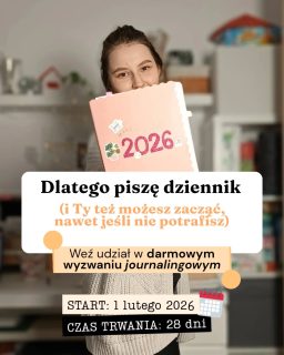 📍WYZWANIE JOURNALINGOWE DLA POCZĄTKUJĄCYCH – STARTUJEMY 1 LUTEGO!Psst! Ten post to fragment artykułu ⤵️💻 Jak prowadzić dziennik, żeby naprawdę pomógł (a nie tylko leżał i powodował wyrzuty sumienia)Chcesz go przeczytać? Wejdź na zaplanujrownowage.pl lub kliknij w link na moim profilu! 🥰Do zobaczenia w wyzwaniu? 📝__Nazywam się Klaudia Jaroszewska-Kotradii i (oprócz wkurzania ludzi swoim nazwiskiem):📝 uczę wspierającego planowania (byś w końcu zdjęła z siebie tę presję)📚 pokazuję, jak rozwijać się w zgodzie ze sobą (i w takim kierunku, w jakim chcesz, nawet jak będziesz go zmieniać co dwa tygodnie)✨ pokazuję, jak tworzę równowagę w mojej codzienności (z dzieckiem w spektrum autyzmu, z endometriozą i innymi trudnościami)Zaobserwuj, jeśli czujesz, że to profil dla Ciebie → @zaplanuj.rownowage