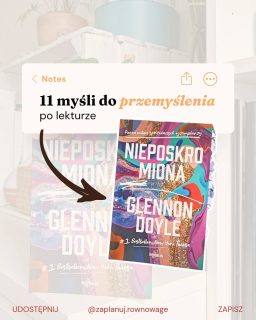 📔 Nie we wszystkim zgadzam się z autorką, ale przecież nie muszę.Nie każdy jej wybór pochwalam, ale przecież nie muszę.Mogę zapisać kilka(dziesiąt) myśli wartych zapamiętania, a inne zignorować, bo nie są o mnie.Spodobała mi się ta książka, bo oprócz tego wszystkiego, co w poście – uświadomiła mi, że lubię poznawać różne perspektywy, różne opinie.Każda z nas jest inna, żyje w innym kontekście, mierzy się z inną codziennością. Gdybyśmy były takie same, byłoby nudno, prawda? Uczę się, że ta inność jest wspaniała. To, że mam inne zdanie, nie oznacza, że jest lepsze czy gorsze. Jest inne. Wynika z czegoś innego.Uważam, że warto mierzyć się z poglądami, które nie do końca są zgodne z naszą bańką. Dzięki nim dostrzegamy coś więcej. I wiesz, co? Możemy czasem zmienić zdanie 🧡Autorka pisze o tym, w jaki sposób kobiety są ograniczane. Jak wpajane nam jest od małego, że mamy być grzeczne, ciche, miłe, spokojne, ładne… Nie możemy okazywać emocji, bo „złość piękności szkodzi” i „uśmiechnij się, to będziesz ładniejsza”.Tylko, czy musimy takie być? Czy możemy być jeszcze sobą w tym świecie pełnym różnych (i często sprzecznych ze sobą) standardów, wymagań i oczekiwań? Tych wszystkich „powinnaś”? Nie znam na te pytania odpowiedzi. Autorka również, ale stara się je odnaleźć.Dziękuję wydawnictwu @wydawnictwo_sensus za możliwość jej przeczytania. Ten post powstał we współpracy, ale opinia i pomysł na jego treść są moje.➡️ Chcesz po nią sięgnąć? Napisz KSIĄŻKA, wyślę Ci link afiliacyjny 📬