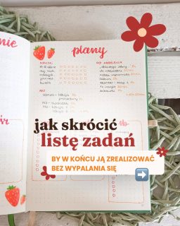 Nie musimy być ciągle super produktywne. A już tym bardziej nasze listy zadań nie muszą się ciągnąć w nieskończoność. Warto nauczyć się je skracać i żyć spokojniej, znajdować czas na przyjemności (a nie tylko na obowiązki).Zamiast ciągle próbować zrobić wszystko, skorzystaj ze wskazówek z posta i odpowiedz sobie na pytania:→ co jest dla mnie naprawdę ważne w tej chwili? (każdego dnia odpowiedź może być inna)→ czy zapisałam to zadanie w jakimś celu, czy tylko dlatego, że tak wypada / tak się przyzwyczaiłam?→ naprawdę chcę dalej tak pędzić, czy wolę z czegoś zrezygnować?A jeśli chciałabyś sprawić, jak za machnięciem magicznej różdżki, żeby cała druga połowa tego roku była spokojniejsza i żebyś Ty miała mniej na głowie – możemy spotkać się w środę, 17 czerwca o 20:00 na warsztacie online RESTART. Pomogę Ci! 🧡Do 17 czerwca dostęp kosztuje 57 zł (cena regularna 87 zł). Chciałam, żebyś mogła skorzystać, dlatego to spotkanie jest warte tyle, co duża pizza 🍕 Ale nie dostaniesz bylejakości!💻 spotkanie potrwa ok. 2 godziny (z opcją przedłużenia, jeśli będzie dużo pytań, bo na każde odpowiem)📝 podczas warsztatu robisz zadania (dostaniesz karty pracy), więc wychodzisz z planem, a nie notatkami, do których nigdy nie zajrzysz🎥 dostajesz dostęp do nagrania na zawsze (tak samo jak do kart pracy, z których możesz korzystać ile tylko chcesz)Zainteresowana? Skomentuj CHAOS, a ja (nie bot 🤖) wyślę Ci link do warsztatu (albo zajrzyj na zaplanujrownowage.sklep.pl).
