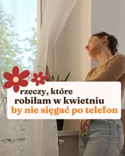 📍 chcesz zwolnić i zacząć przeżywać swoje życie (zamiast je przetapiać, ciągle sprawdzając, jak żyją inni)?Skomentuj ZWALNIAM 🧡 i zapisz się na listę zainteresowanych e-bookiem „Zwolnij” - zadbamy nie tylko o relacje z technologią 🤫(Link wysyłam ja, nie bot)