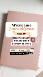 📝 WYZWANIE JOURNALINGOWE DZIEŃ 10:Jak lubisz się rozpieszczać? 🛀🏾Pisz tak, jak czujesz. Nie musi być składnie, ładnie ani idealnie.Sama uwielbiam gorące prysznice (wanny niestety nie mam), pyszne jedzenie (szakszuka, feta jajka z sałatką, ciasto) czy… spędzanie czasu w ciszy sama ze sobą 🧡 A Ty? Daj znać w komentarzu, zainspirujmy się wzajmnie!Po wskazówki zajrzyj tutaj: zaplanujrownowage.pl/blog ➡️ Jak pisać dziennik, żeby naprawdę pomógł – journaling dla początkujących (możesz też kliknąć w link na moim profilu i wejść na bloga lub skomentować BLOG, a ja [nie bot] wyślę Ci link)🚨 SZCZEGÓŁY WYZWANIA:🗓️ od 1 do 28 lutego💾 wszystkie rolki zostają na profilu, możesz do nich wracać🤗 Udział w wyzwaniu możesz wziąć kiedy tylko chcesz – od razu, od środka, od końca, na wyrywki✈️ Będę wdzięczna, jeśli poślesz ten post dalej w świat (repost/udostępnienie) i zostawisz komentarz – dzięki temu będę mogła dotrzeć do większej liczby fajnych kobiet 🧡🏆 Najaktywniejsze osoby zostaną nagrodzone (komentarze, reposty, udostępnienia, story o wyzwaniu itd.). Tylko pamiętaj, by mnie oznaczyć przy udostępnianiu!__Nazywam się Klaudia Jaroszewska-Kotradii i (oprócz wkurzania ludzi swoim nazwiskiem):📝 uczę wspierającego planowania (byś w końcu zdjęła z siebie tę presję)📚 pokazuję, jak rozwijać się w zgodzie ze sobą🖊️ promuję journaling jako narzędzie do samopoznania, samotroski i samowsparcia✨ pokazuję, jak tworzę równowagę w mojej codzienności (z dzieckiem w spektrum autyzmu, z endometriozą i innymi trudnościami)Zaobserwuj, jeśli czujesz, że to profil dla Ciebie → @zaplanuj.rownowage