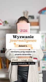 📝 WYZWANIE JOURNALINGOWE DZIEŃ 1:Jakie cechy podziwiasz u innych i jak sama możesz je u siebie zbudować?Pisz tak, jak czujesz. Nie musi być składnie, ładnie ani idealnie.Po wskazówki zajrzyj tutaj: zaplanurownowage.pl/blog ➡️ Jak pisać dziennik, żeby naprawdę pomógł – journaling dla początkujących (możesz też kliknąć w link na moim profilu i wejść na bloga lub skomentować BLOG, a ja [nie bot] wyślę Ci link)🚨 SZCZEGÓŁY WYZWANIA:🗓️ od 1 do 28 lutego💾 wszystkie rolki zostają na profilu, możesz do nich wracać🤗 Udział w wyzwaniu możesz wziąć kiedy tylko chcesz – od razu, od środka, od końca, na wyrywki✈️ Będę wdzięczna, jeśli poślesz ten post dalej w świat (repost/udostępnienie) i zostawisz komentarz – dzięki temu będę mogła dotrzeć do większej liczby fajnych kobiet 🧡Dzięki, że jesteś!__A jeśli się jeszcze nie znamy, to hej! Jestem Klaudia Jaroszewska-Kotradii i opowiadam o tym, jak złapać równowagę w życiu. Pokazuje swoje sposoby na ogarnięcie trudnej rzeczywistości (endometrioza, dziecko w spektrum autyzmu i nie tylko).📝 Uczę wspierającego planowania, czyli takiego, w którym jesteś człowiekiem i tak też siebie traktujesz, czyli najpierw rozmawiasz sama ze sobą, a dopiero potem planujesz 🧡 bez ciągłego podkręcania produktywności🥰 Pokazuję, jak lepiej poznać samą siebie, żeby żyć lżej i przyjemniej.Tego potrzebujesz? Zaobserwuj ➡️ @zaplanuj.rownowage