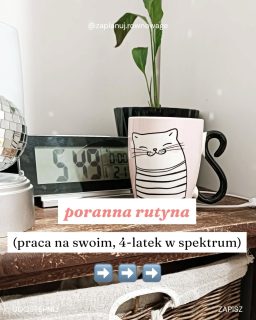 Lubię wstawać wcześnie rano, bo dzięki temu mam chociaż chwilę dla siebie (czasem to naprawdę chwila, czasem prawie 1,5 godziny). Chodzę spać najpóźniej o 21:30, żeby wstać wyspana. Taki rytm mi odpowiada.Pracuję z domu i w swojej firmie od poniedziałku do piątku w godzinach 8:30-15:00. Ma to plusy i minusy, ale nie o tym jest ten post 📝 (jeśli chcesz, daj znać w komentarzu, to napiszę o tym więcej)I tak, moja poranna rutyna jest długa i rozbudowana, ale:✨ jest dopasowana do moich możliwości (lubię wstawać rano, ale jak jestem bardzo zmęczona czy przeziębiona – śpię dłużej)✨ jest dopasowana do moich potrzeb i aktualnych celówNie ma tam niczego, co robię „bo tak wypada” lub dlatego, że ktoś tak polecał na Instagramie. Mam niewiele czasu i ten czas chcę wykorzystać tak, jak lubię (w końcu to rutyna DLA MNIE), więc nie zmuszam się do picia wody z cytryną, nie robię treningu (jestem rano sztywna, wolę ćwiczyć po południu. Wyjątek: bieganie, gdy jest gorąco. Wtedy 6 rano jest idealna)🚨 Jaki z tego morał? Dopasuj rutynę do siebie, a nie do wymagań z Internetu (widziałam raz na Pintereście taką, która miała 18 kroków i śmiałam się, że gdy skończę poranną, mogę już rozpoczynać wieczorną. Poranna zawierała m.in. trening, 7-etapową pielęgnację twarzy i sprzątanie).A jak to wygląda u Ciebie? Napisz w komentarzu 📝__A jeśli się jeszcze nie znamy, to hej! Jestem Klaudia Jaroszewska-Kotradii i opowiadam o tym, jak złapać równowagę w życiu. Pokazuje swoje sposoby na ogarnięcie trudnej rzeczywistości (endometrioza, dziecko w spektrum autyzmu i nie tylko).📝 Uczę wspierającego planowania, czyli takiego, w którym jesteś człowiekiem i tak też siebie traktujesz, czyli najpierw rozmawiasz sama ze sobą, a dopiero potem planujesz 🧡 bez ciągłego podkręcania produktywności🥰 Pokazuję, jak lepiej poznać samą siebie, żeby żyć lżej i przyjemniej.Tego potrzebujesz? Zaobserwuj ➡️ @zaplanuj.rownowage