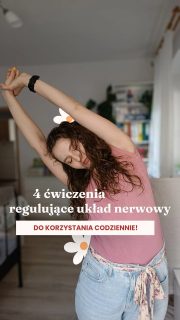 📍 Instrukcja ⤵️→ Ręce wyciągamy prosto przed siebie. Jedną zostawiamy, a drugą kierujemy do tyłu, jednocześnie skręcając tułów i patrząc za nią. Potem zmiana.→ Wygięcie w bok (staramy się otworzyć przy tym klatkę piersiową).→ Koci grzbiet. Ręce splatamy w koszyczek i wyciągamy mocno przed siebie, zaokrąglając plecy.→ Robimy skłon, ale nie po to, by rozciągnąć tyły nóg. Nogi luźno, reszta ciała też i się bujamy na boki.Chcesz więcej takich ćwiczeń? Udostępnij, repostuj, zostaw komentarz i zaobserwuj @zaplanuj.rownowage 🧡